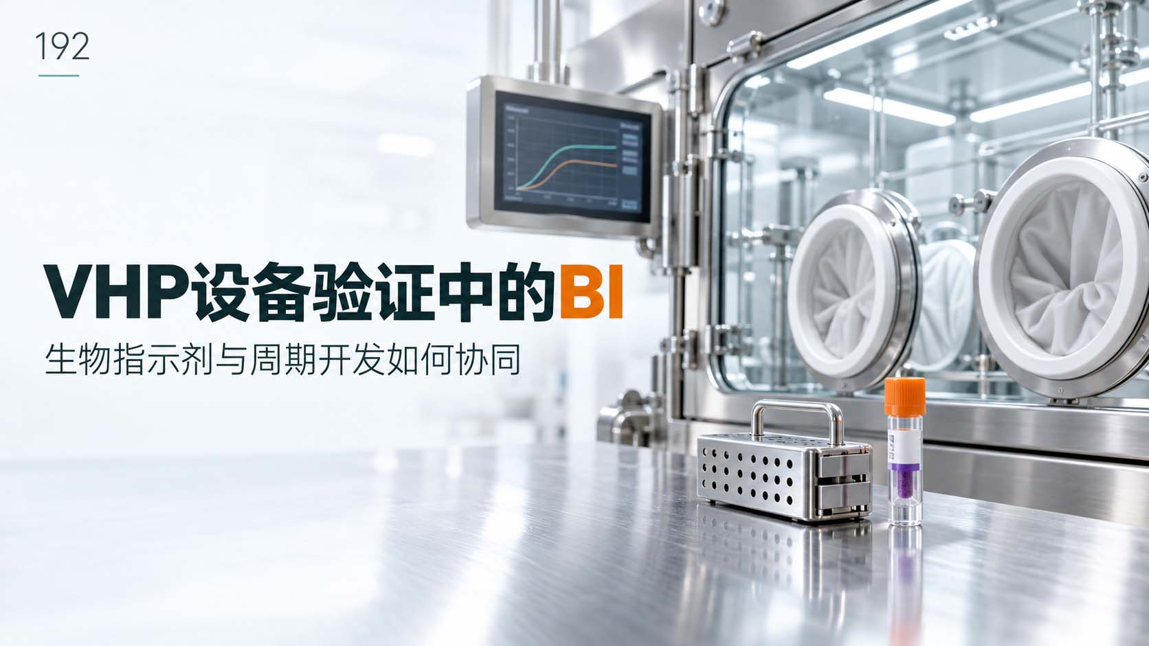 VHP设备验证与生物指示剂（BI）周期开发示意图